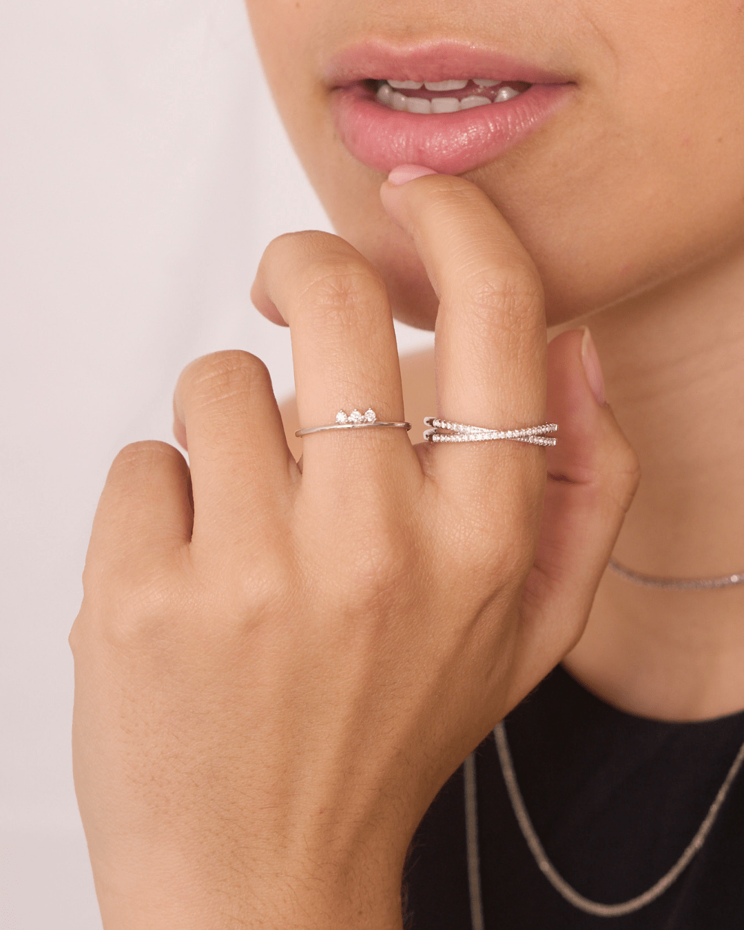 heylove ANILLOS ANILLO CRUZADO CZ
