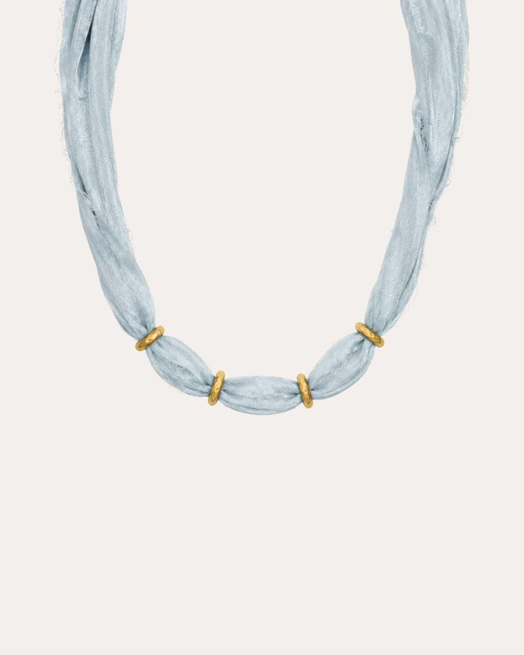 heylove COLLAR SEDA PARA PERSONALIZAR CELESTE