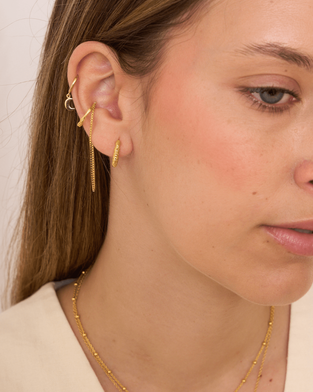 heylove EARCUFF EAR CUFF MELT CHAIN