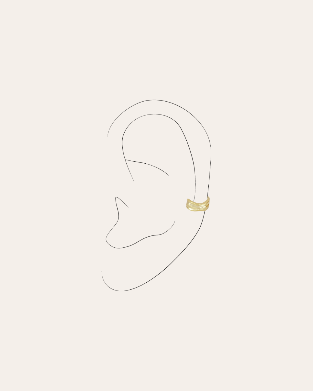 heylove EARCUFF EAR CUFF WAVES
