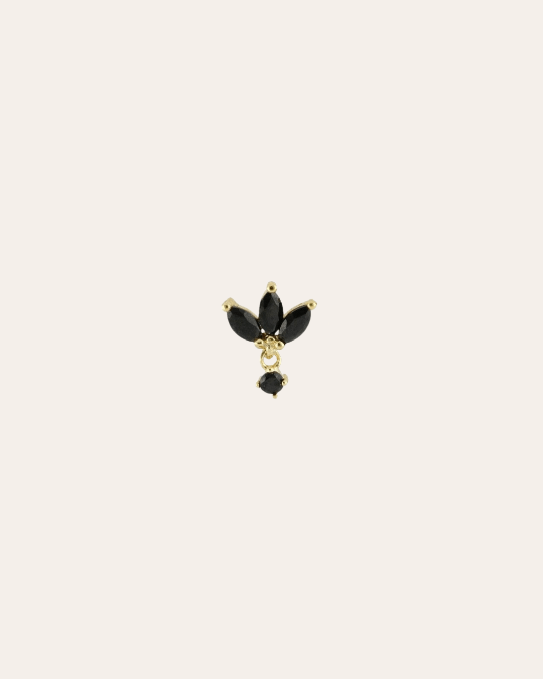 heylove PENDIENTES PENDIENTES HALF FLOWER DROP
