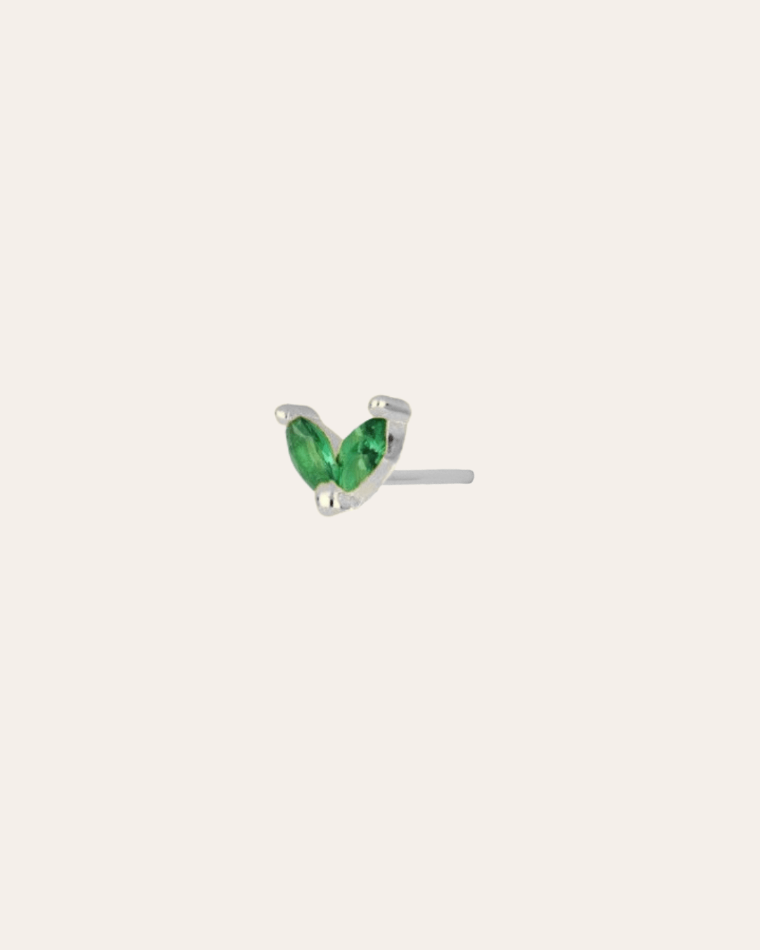 heylove PENDIENTES PENDIENTES MINI HALF FLOWER