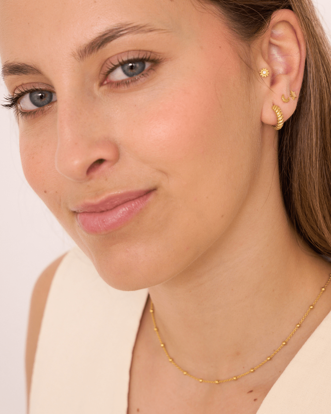 heylove PENDIENTES PENDIENTES MINI LUNA