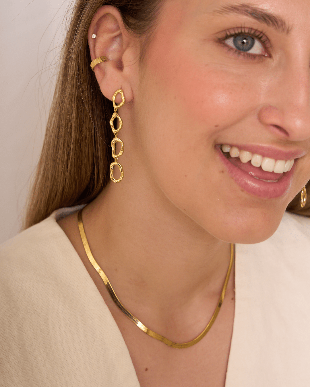 heylove PENDIENTES PENDIENTES OVAL MELT