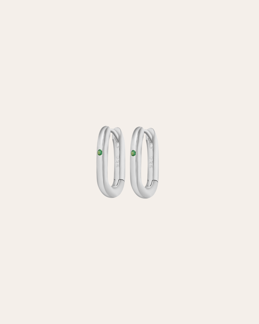 heylove PENDIENTES PENDIENTES RECTANGLE CZ HOOPS
