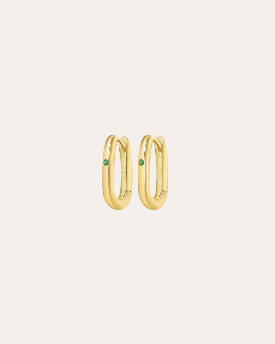 heylove PENDIENTES PENDIENTES RECTANGLE CZ HOOPS
