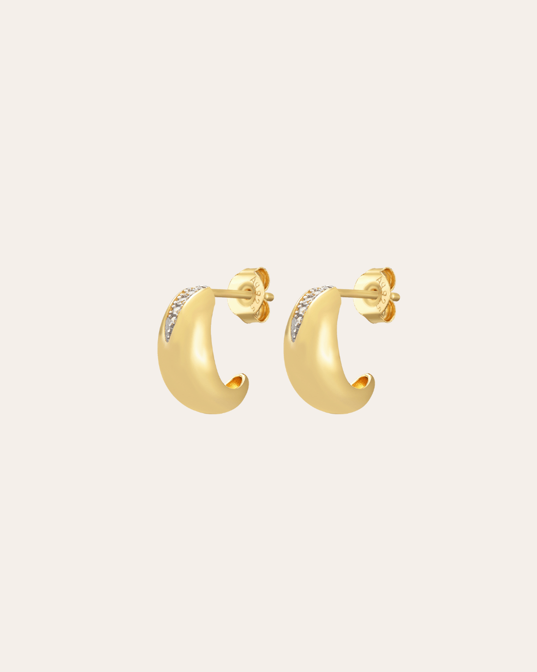 heylove PENDIENTES PENDIENTES SEMI ARO CZ