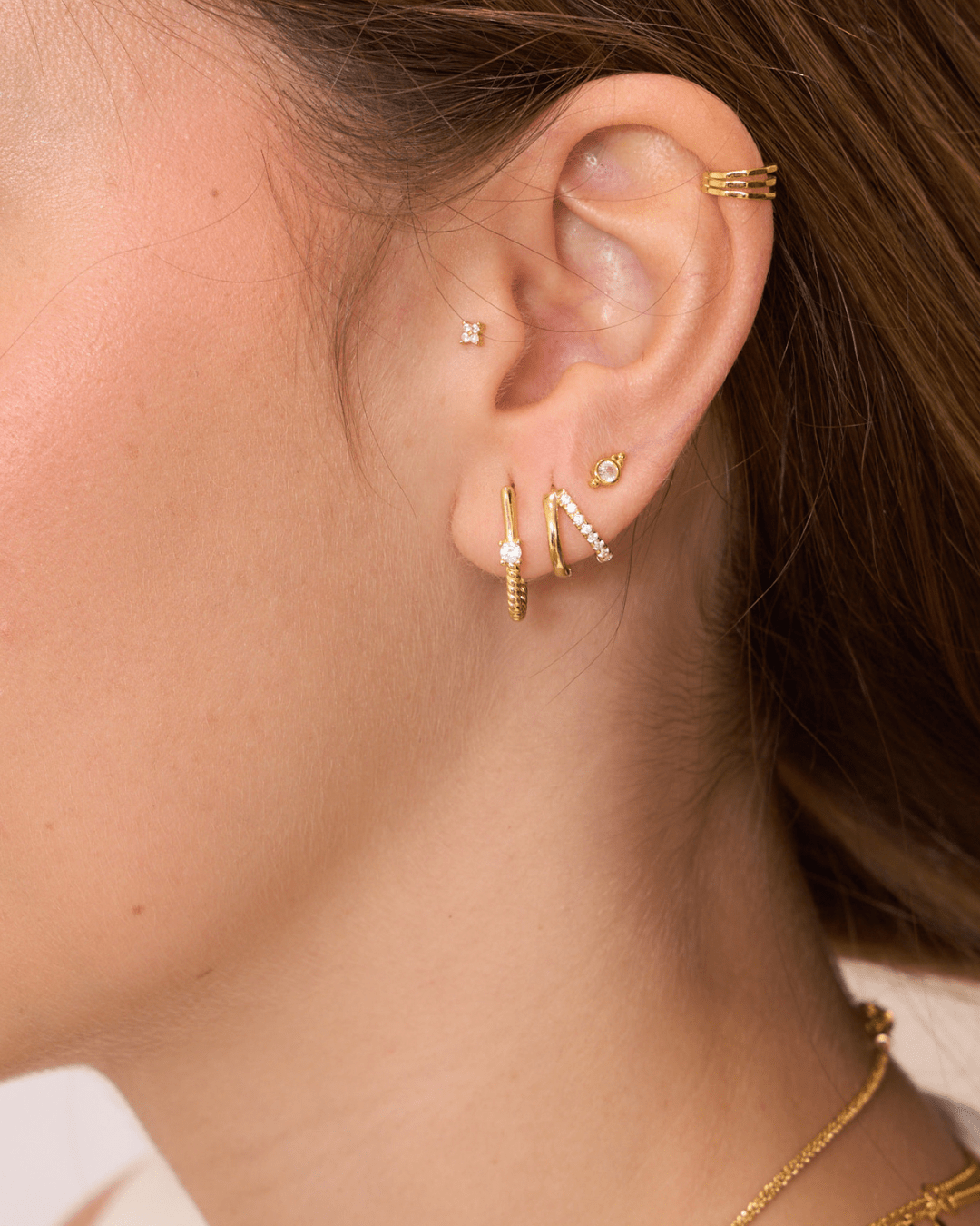 heylove PENDIENTES PENDIENTES VINTAGE RECTANGLE HOOPS