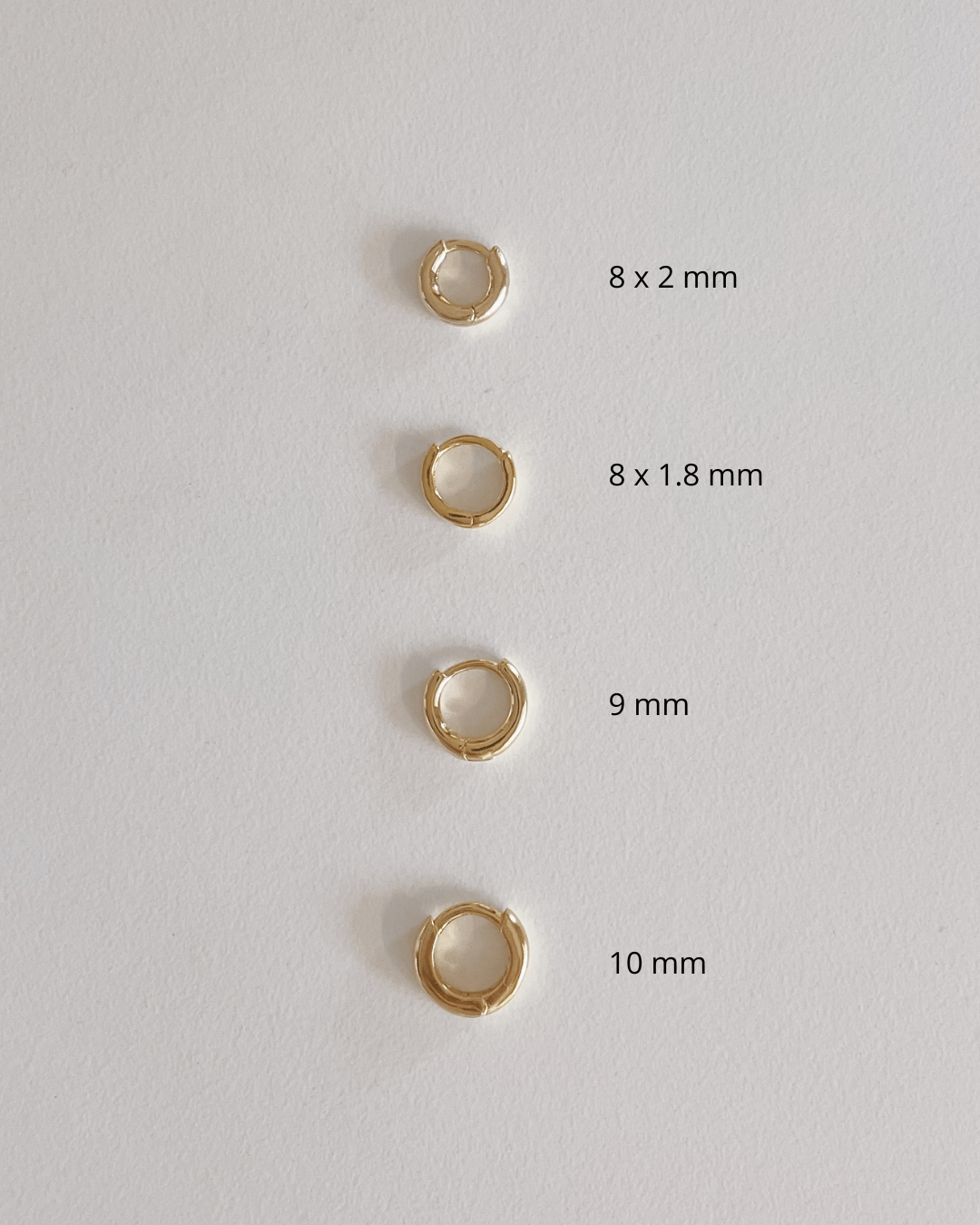 PIERCINGheylovePENDIENTES MINI ARITO 9 MM | HEYLOVE