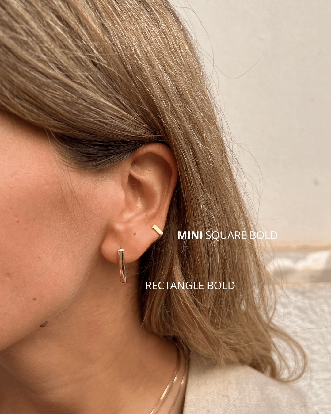 heylove PIERCING PENDIENTE MINI SQUARE BOLD