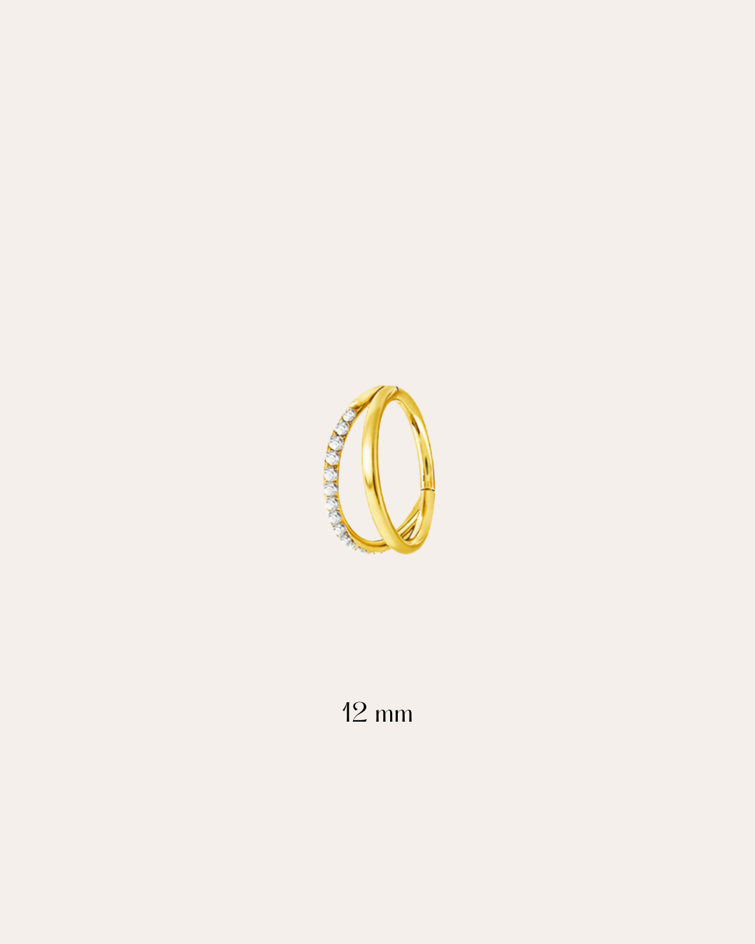 heylove PIERCING PIERCING BASIC Y RIVIERE 10/12 MM