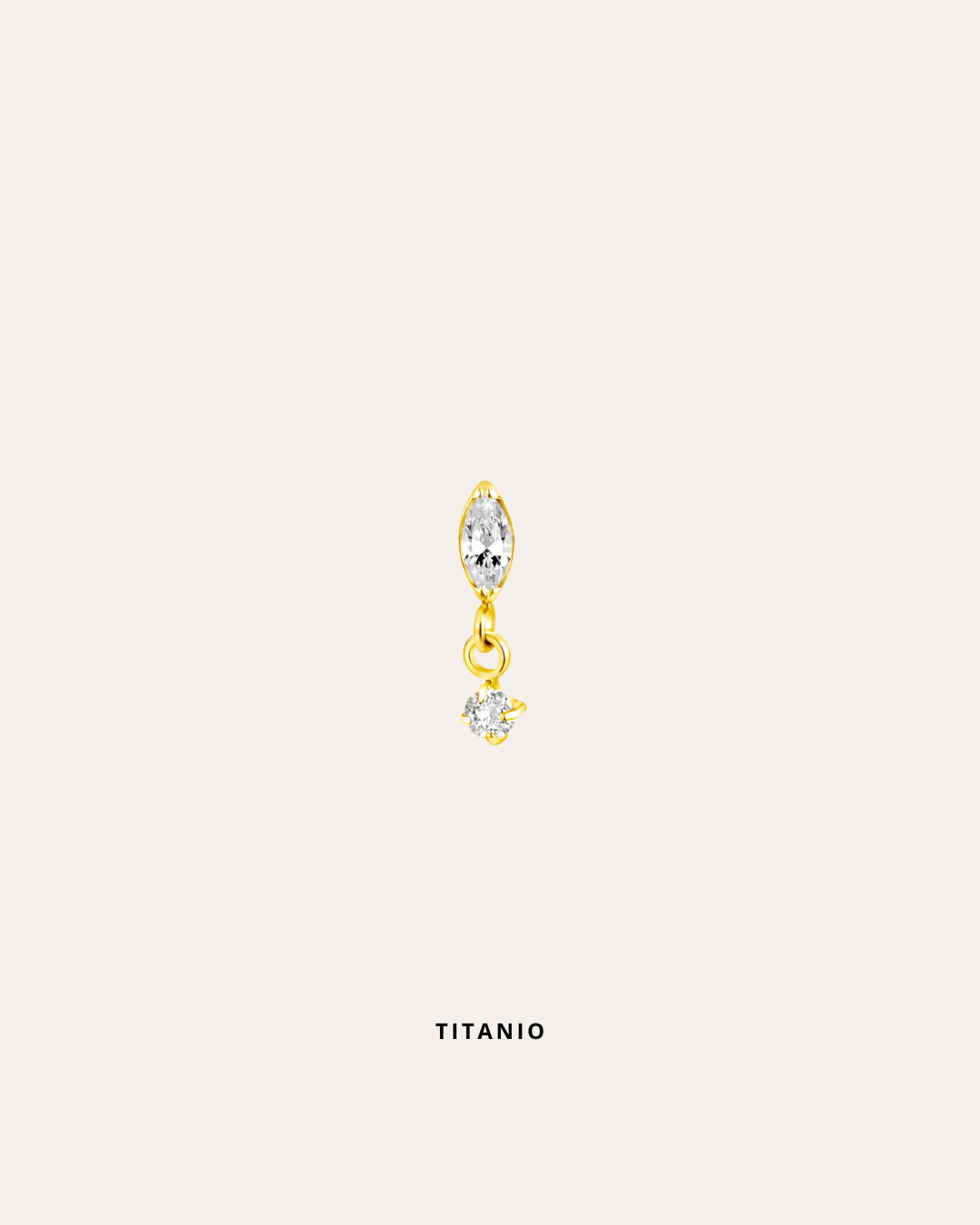 heylove PIERCING PIERCING LABRET GOTA CZ