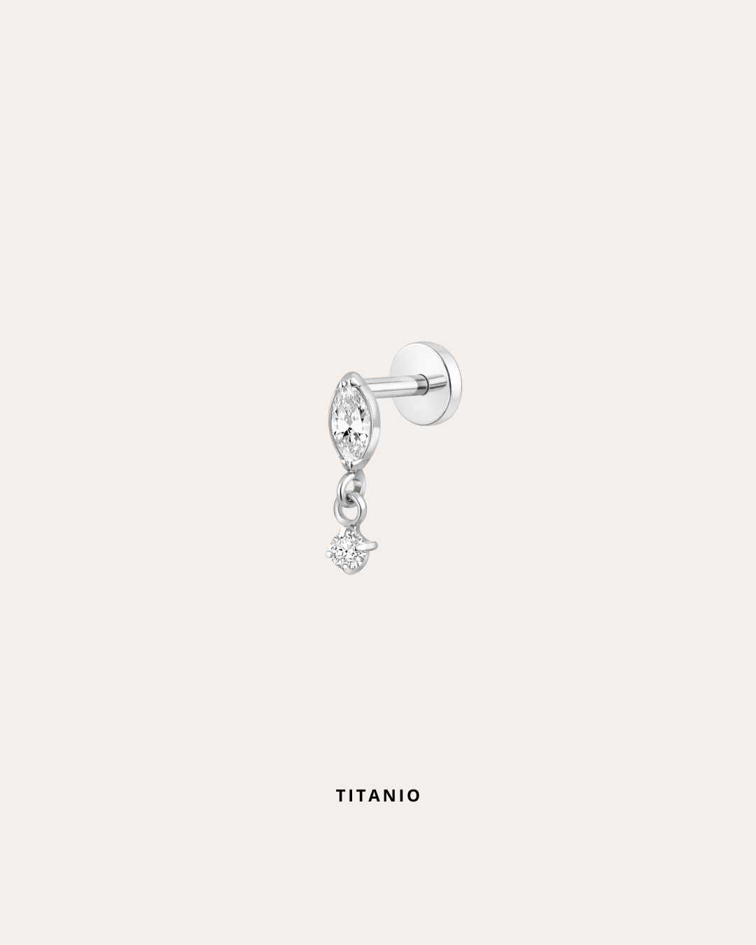 heylove PIERCING PIERCING LABRET GOTA CZ