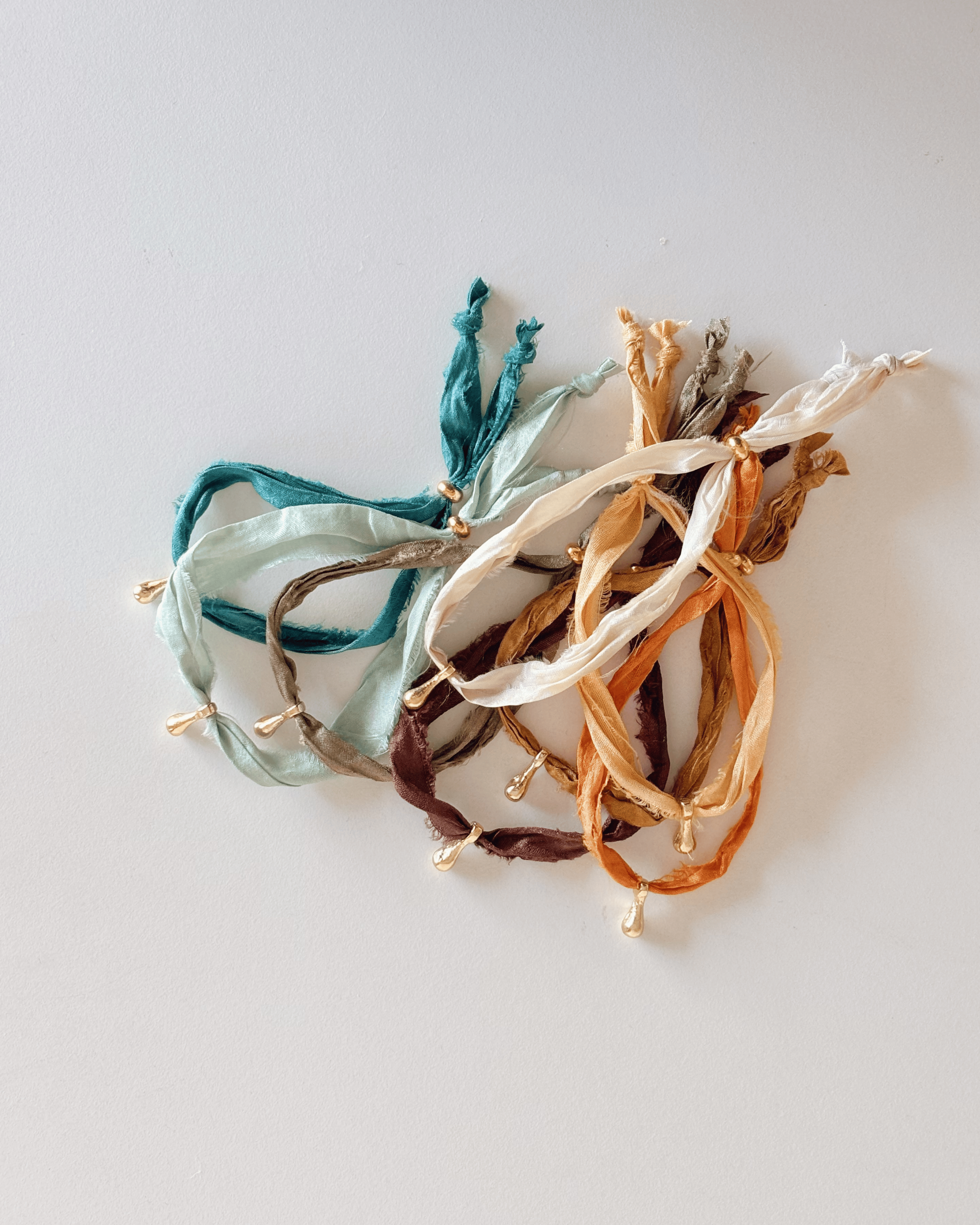heylove PULSERAS PULSERA DE SEDA AJUSTABLE