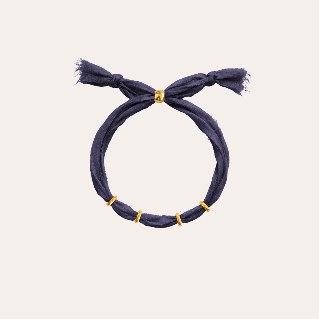 heylove PULSERAS PULSERA SEDA PARA PERSONALIZAR ARÁNDANO