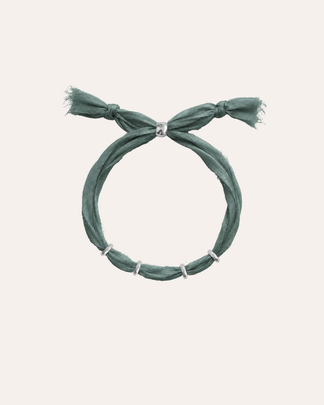 heylove PULSERAS PULSERA SEDA PARA PERSONALIZAR VERDE LAGUNA