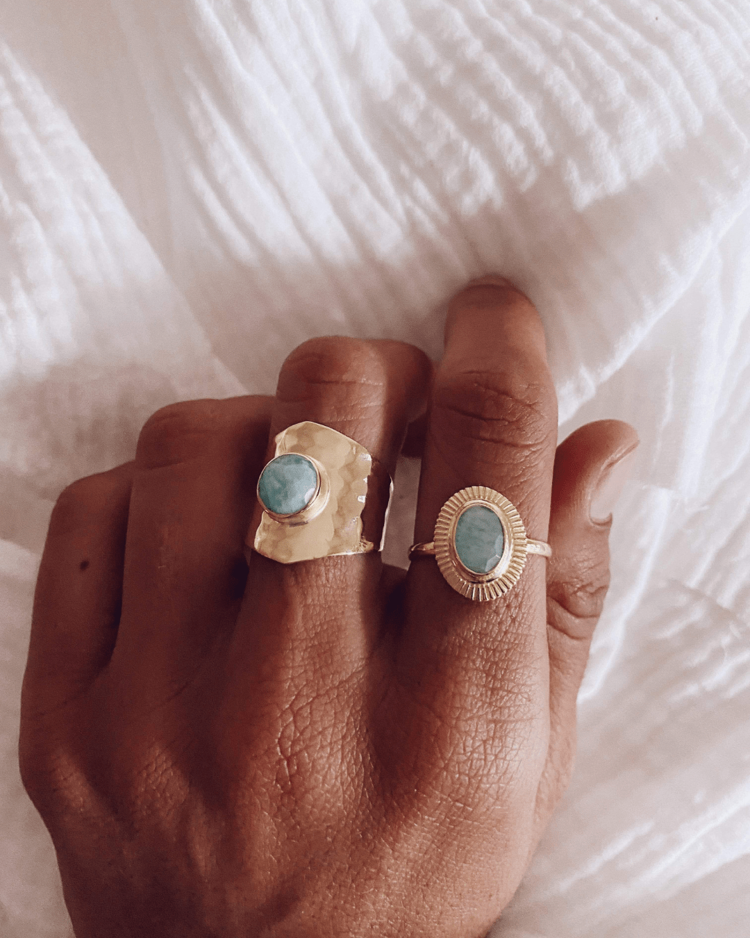 ANILLOSheyloveAnillo big stone amazonita | heylove