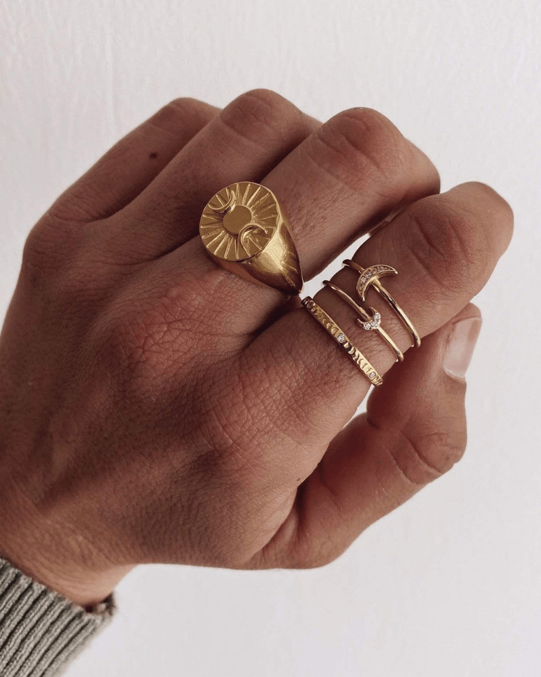 LAST CHANCEheyloveAnillo mini luna | heylove