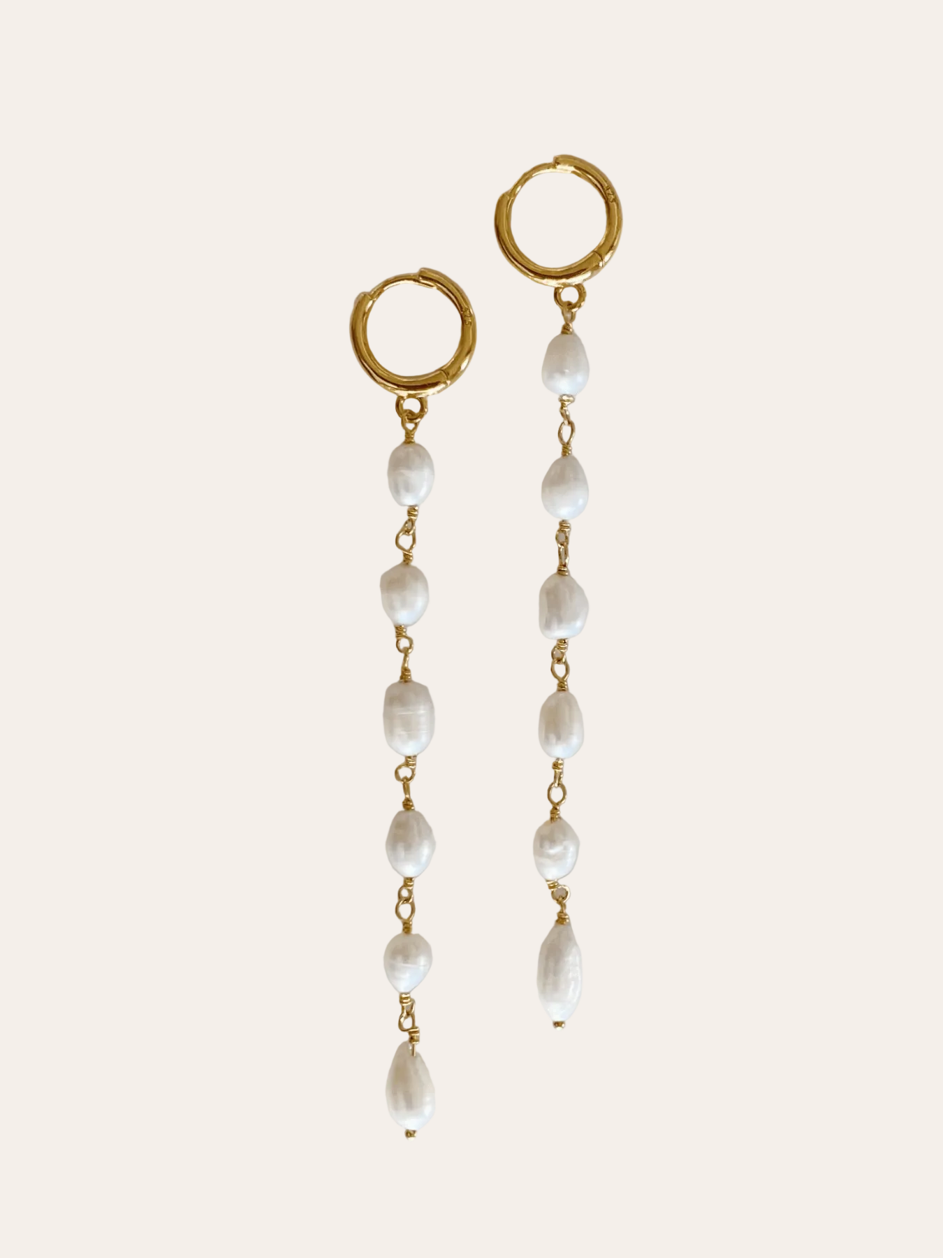 PENDIENTESheylovePendientes perla chain | heylove