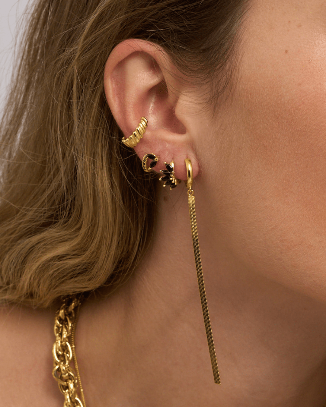 PENDIENTESheylovePiercing half flower | heylove