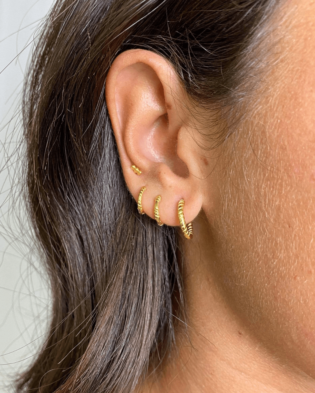PENDIENTESheylovePendiente rope hoops 10 mm | heylove