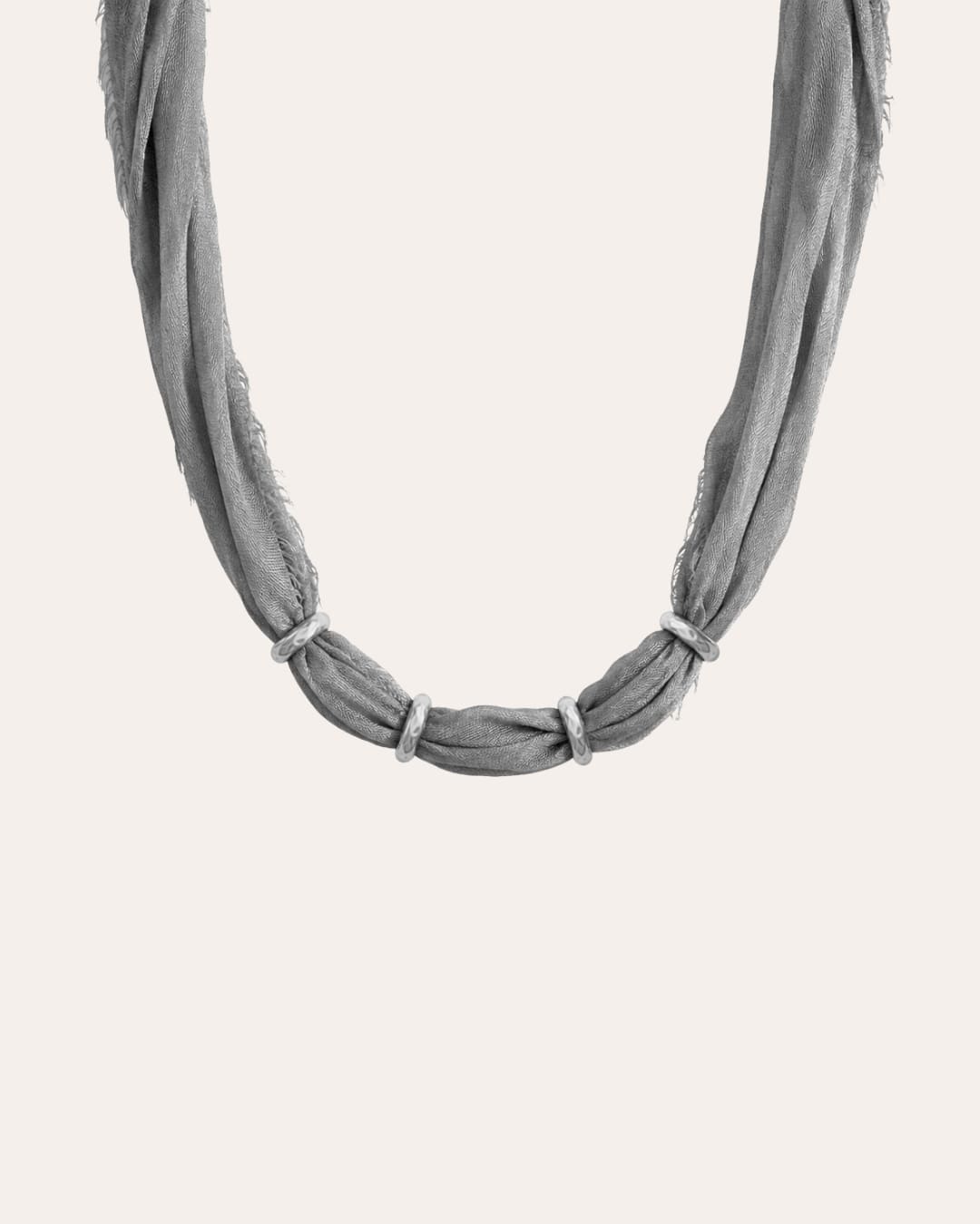 heylove COLLAR SEDA PARA PERSONALIZAR ANTRACITA