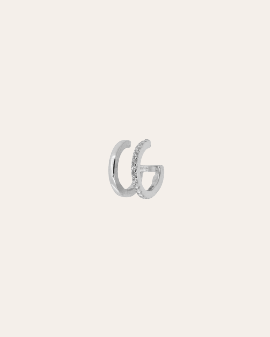 heylove EARCUFF EAR CUFF TWO LINES CZ