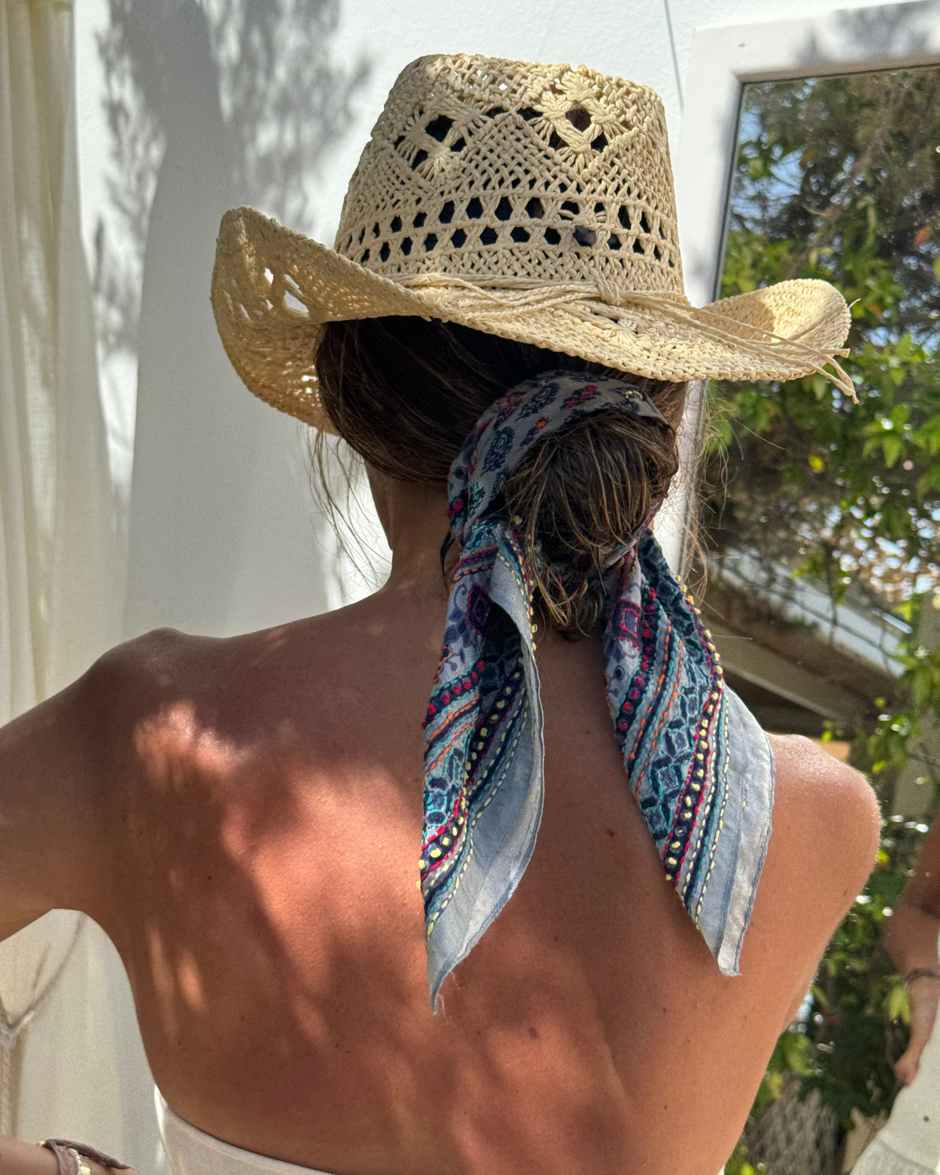 heylove PAÑUELOS PAÑUELO SEDA AZUL