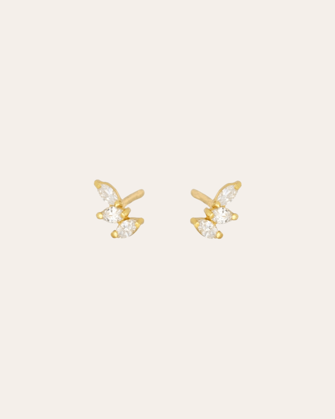heylove PENDIENTES PENDIENTES MEDIA FLOR