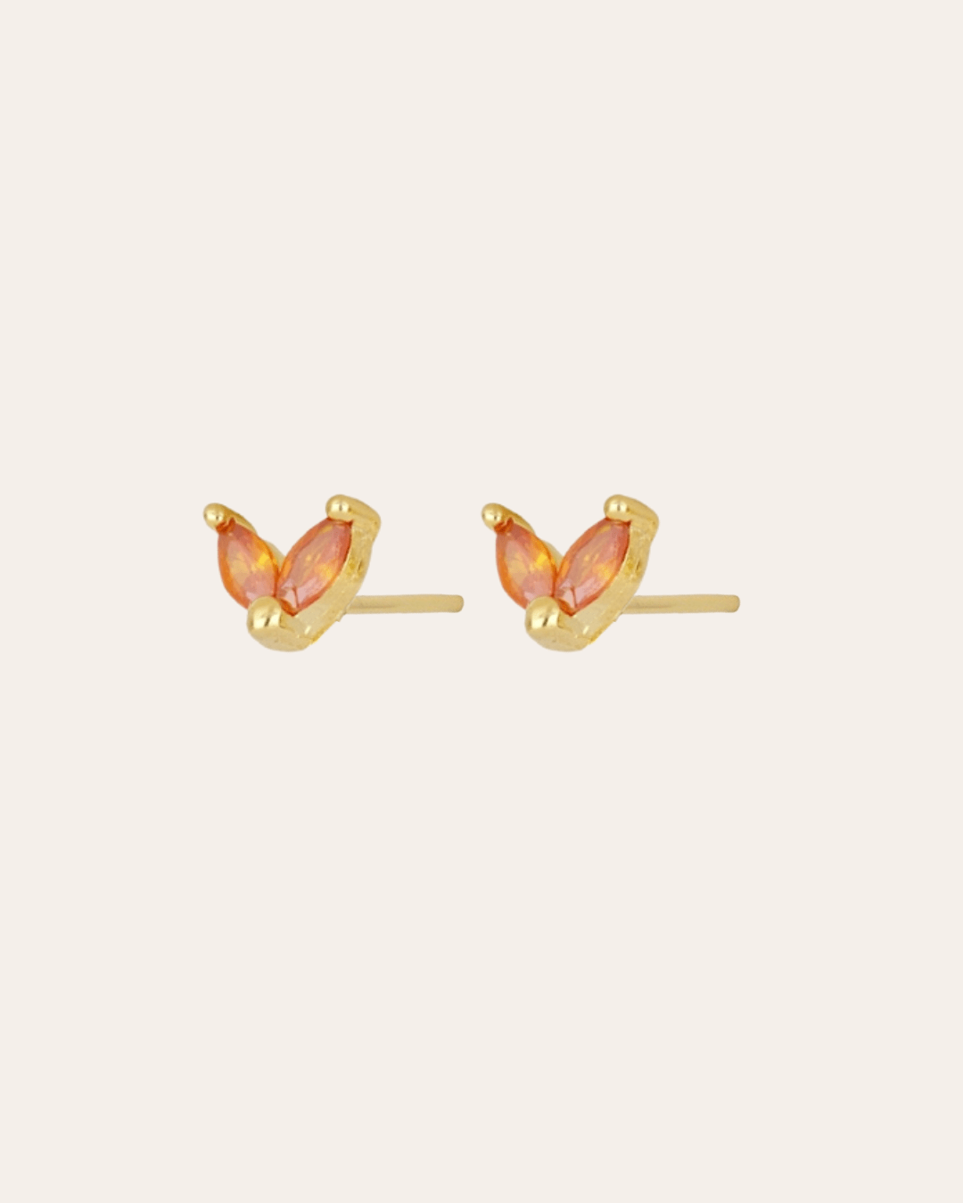heylove PENDIENTES PENDIENTES MINI HALF FLOWER