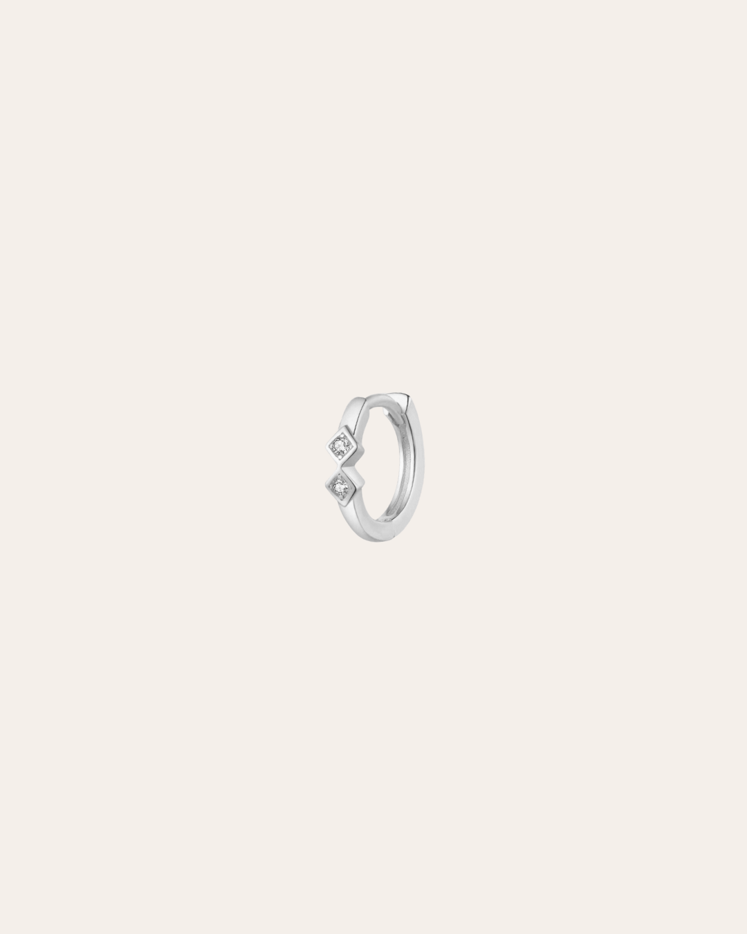 heylove PENDIENTES PENDIENTES MINI ROMBOS HOOPS