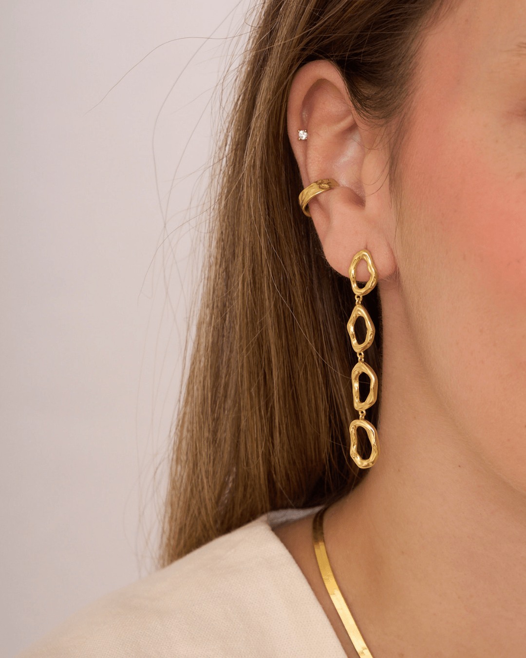 heylove PENDIENTES PENDIENTES OVAL MELT