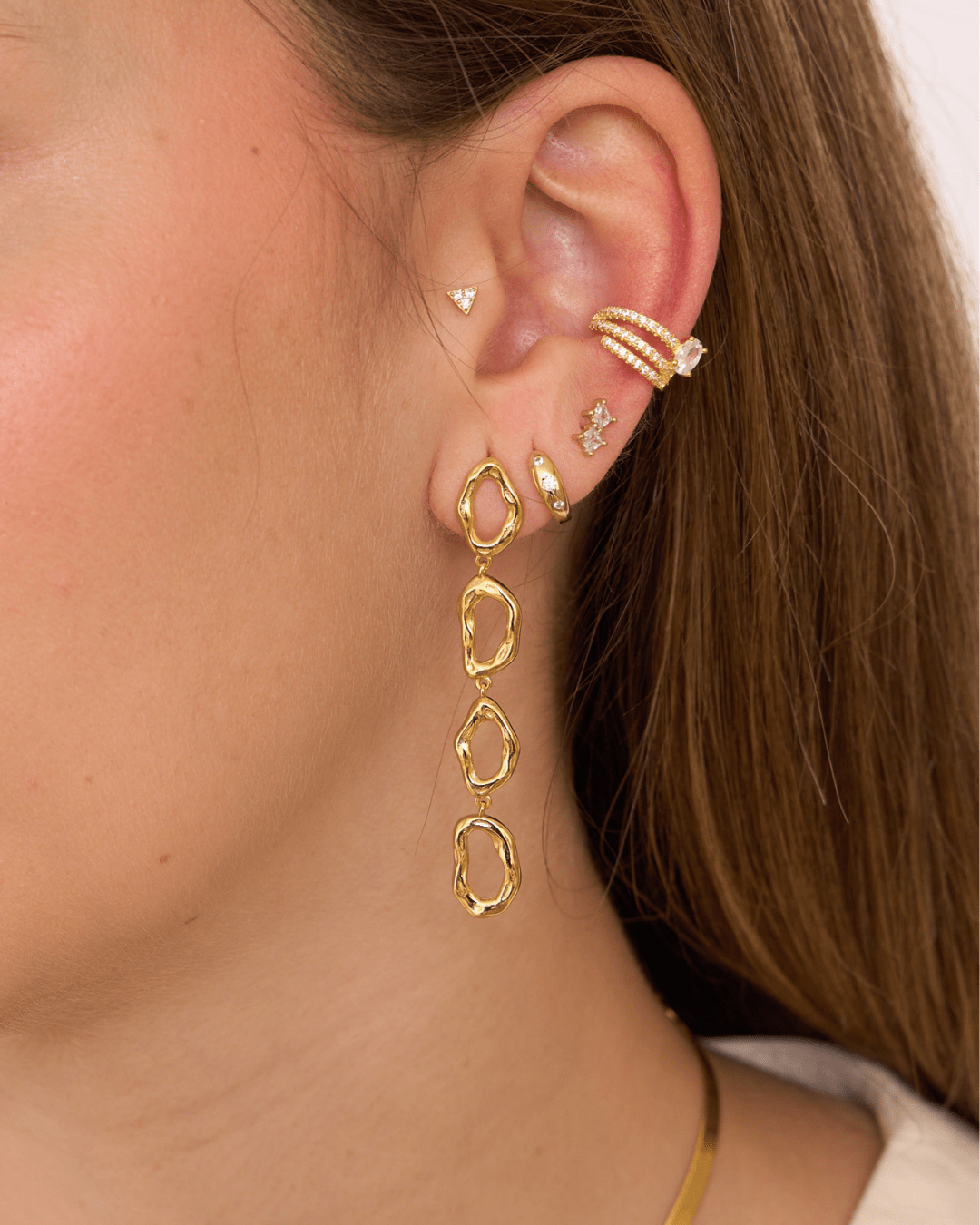 heylove PENDIENTES PENDIENTES OVAL MELT