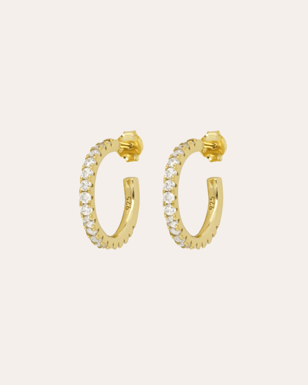 heylove PENDIENTES PENDIENTES RIO WHITE HOOPS