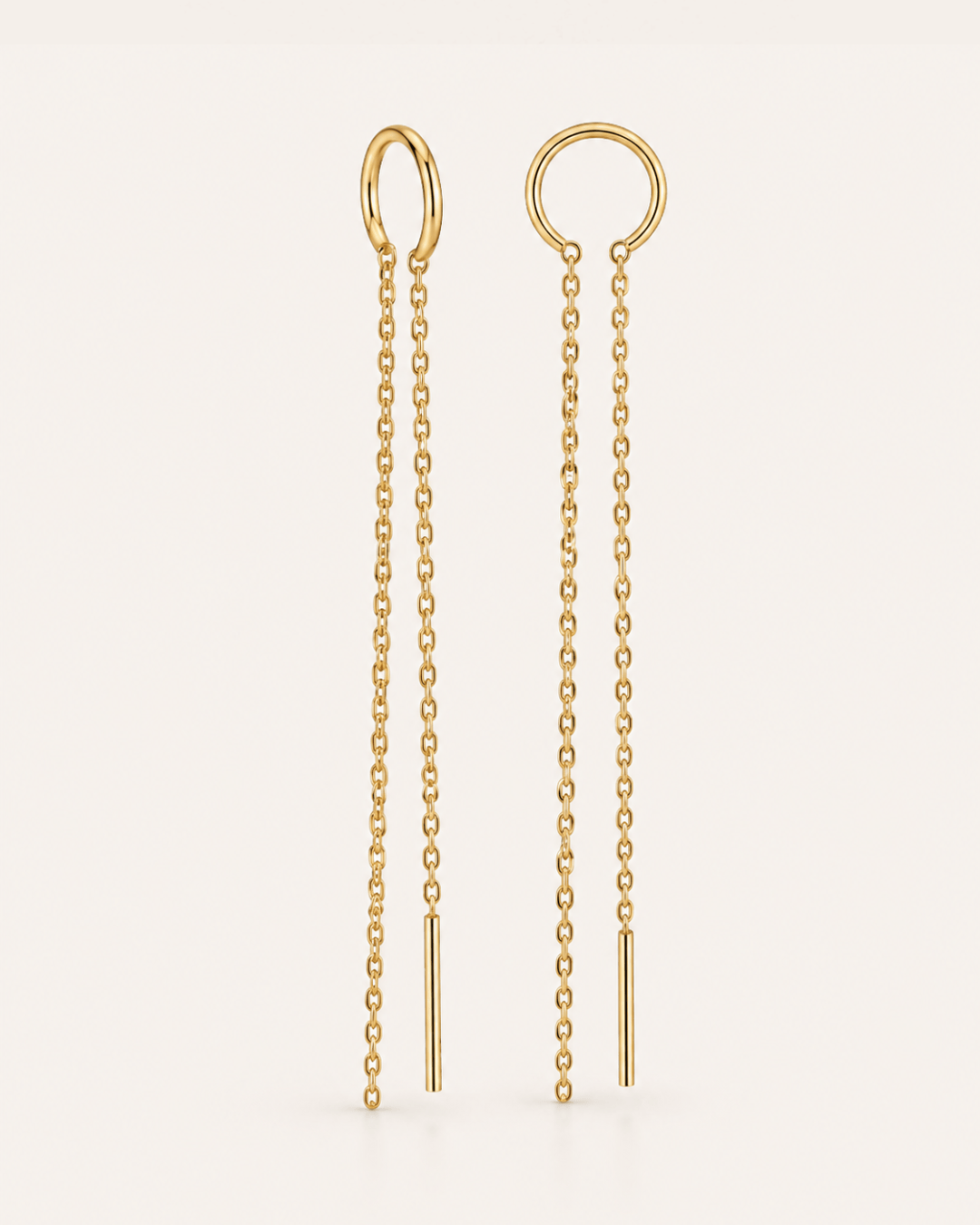 heylove PENDIENTES PENDIENTES TWO CHAINS