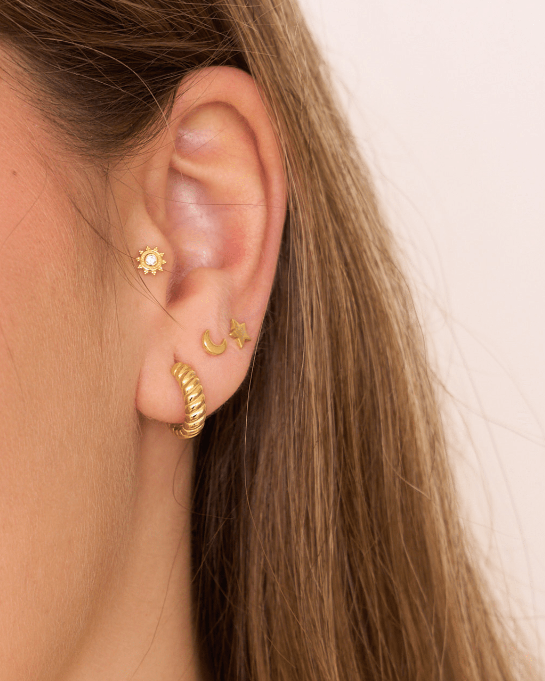 heylove PENDIENTES PENDIENTES VINTAGE HOOPS MINI