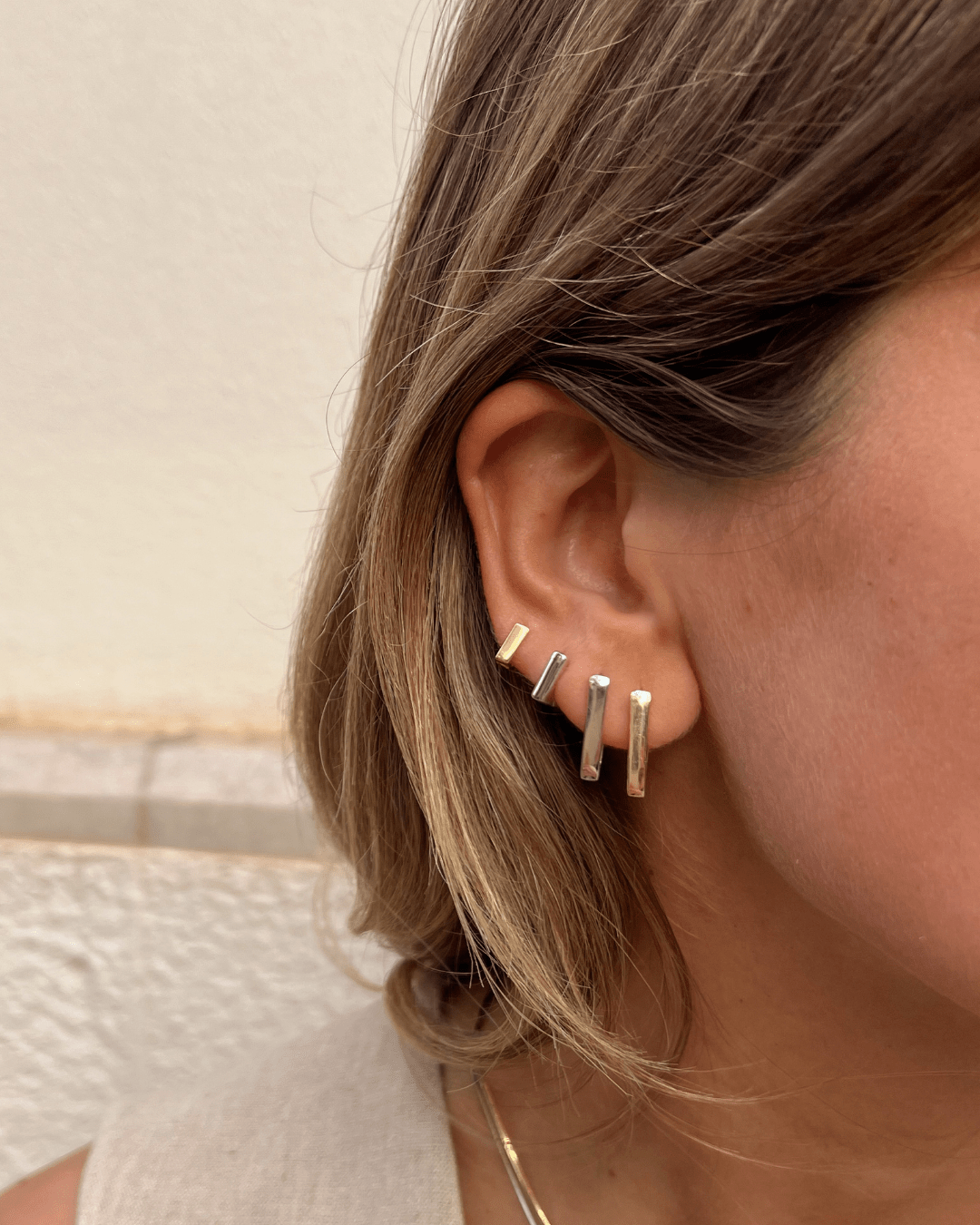 heylove PIERCING PENDIENTE MINI SQUARE BOLD