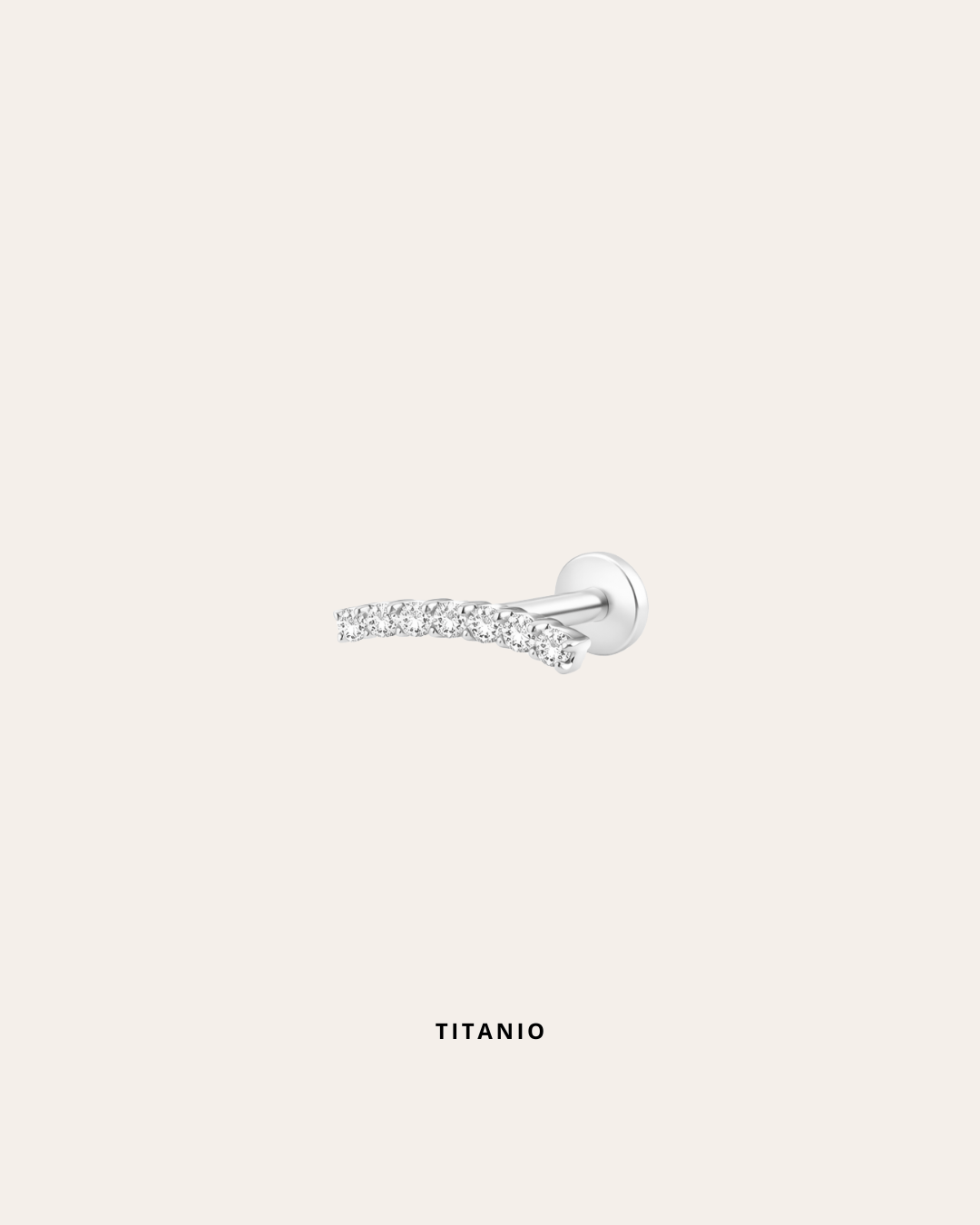 heylove PIERCING PIERCING LABRET CURVADO 7 CZ