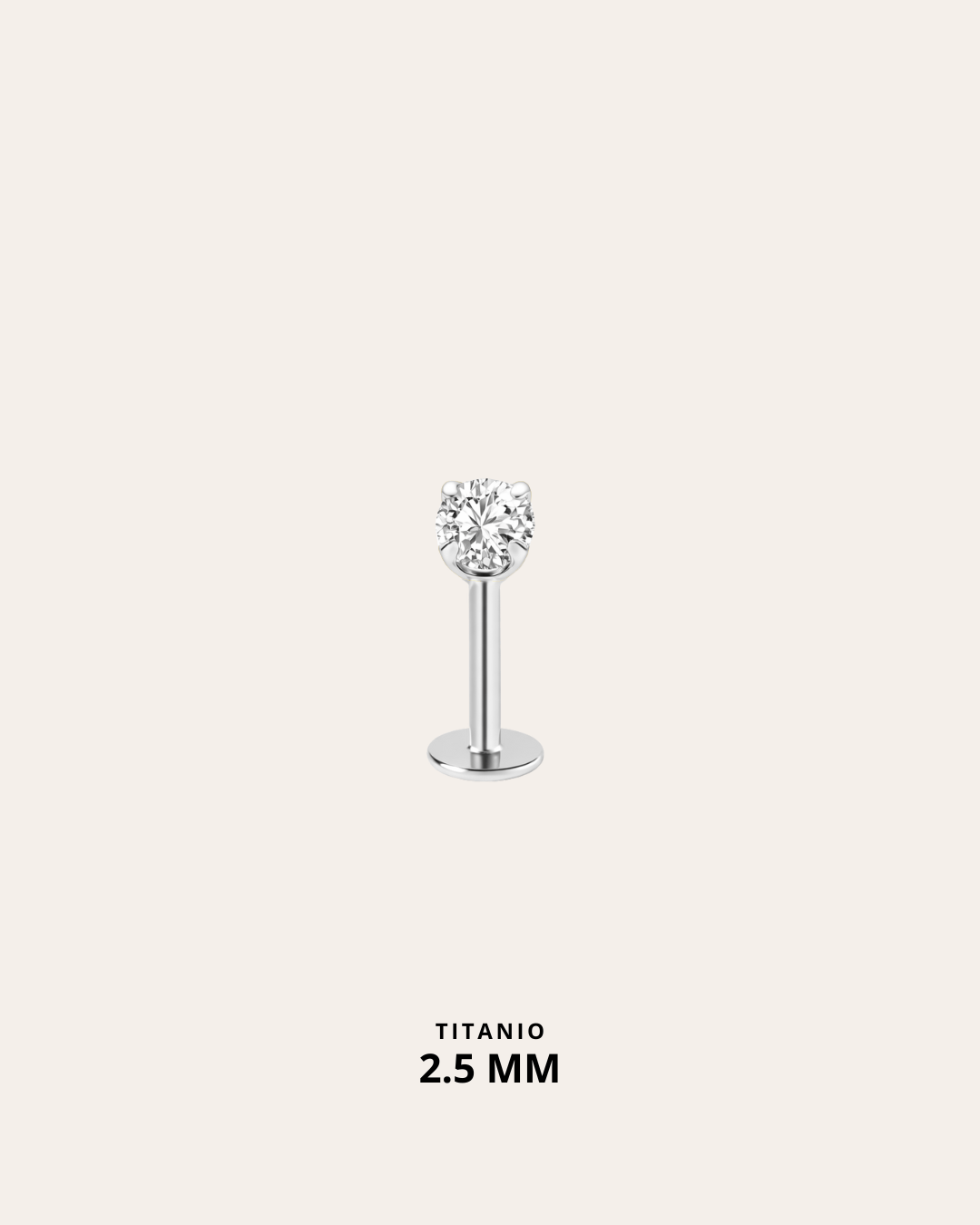 heylove PIERCING PIERCING LABRET CZ A PRESIÓN