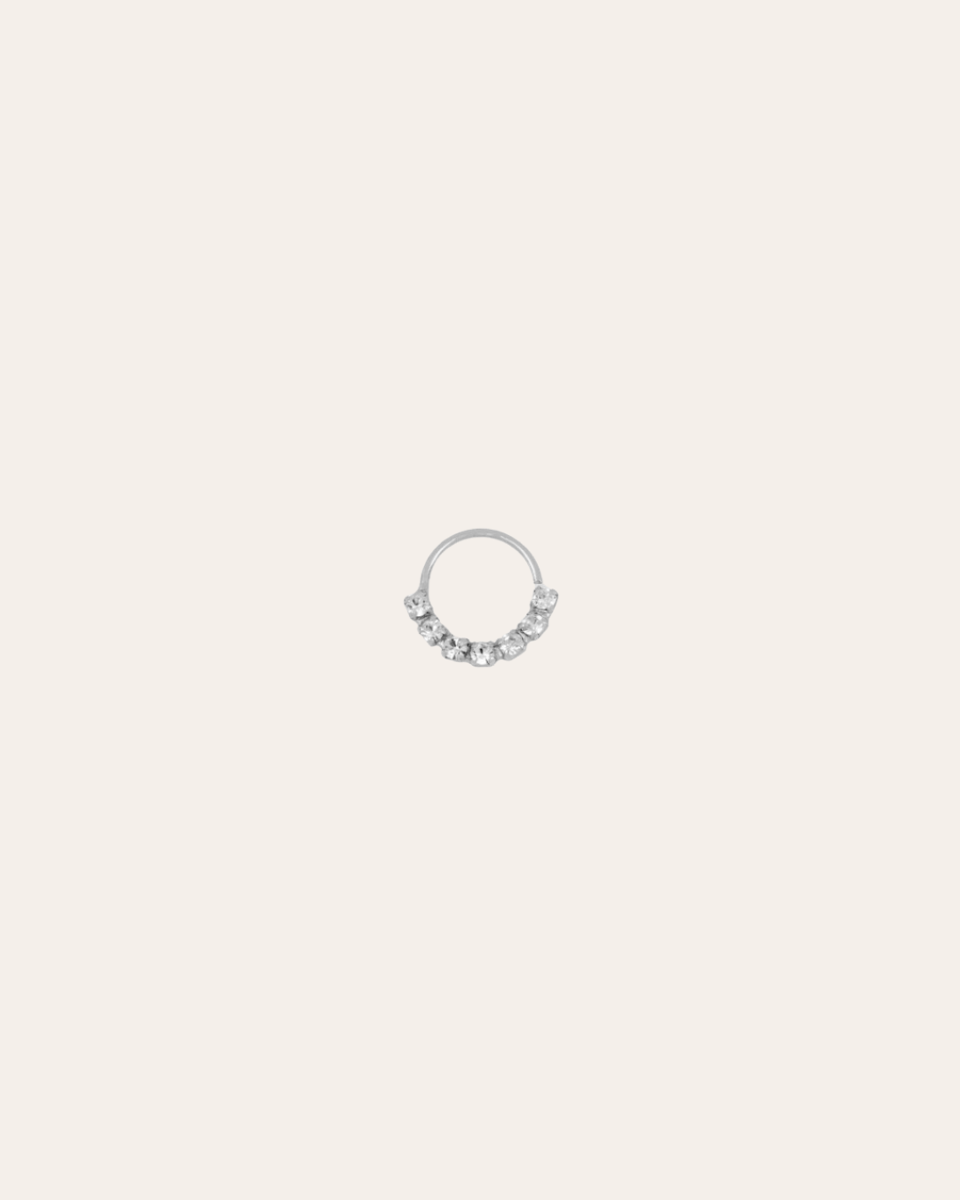 heylove PIERCING PIERCING MINI THIN CZ HOOP LATERAL