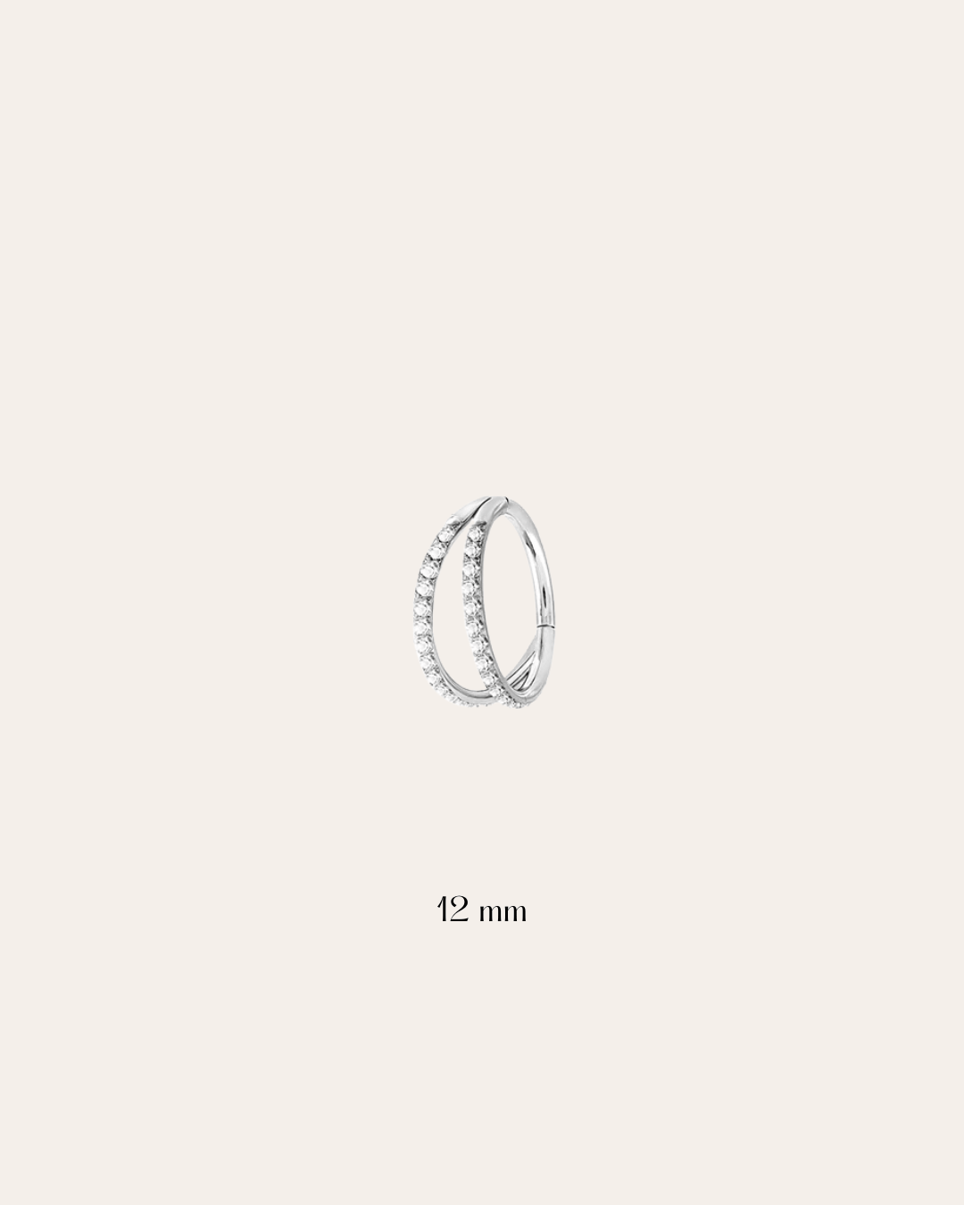 heylove PIERCING PIERCING RIVIERE DOBLE 10/12 MM