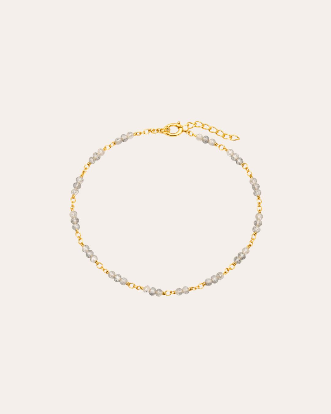 heylove Pulseras PULSERA CHAIN MINERALES LABRADORITA