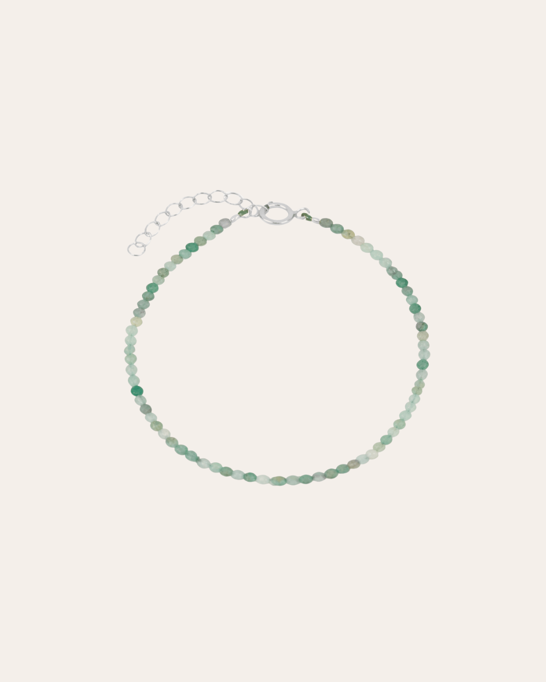 heylove PULSERAS PULSERA MINERAL ESMERALDA 2 MM
