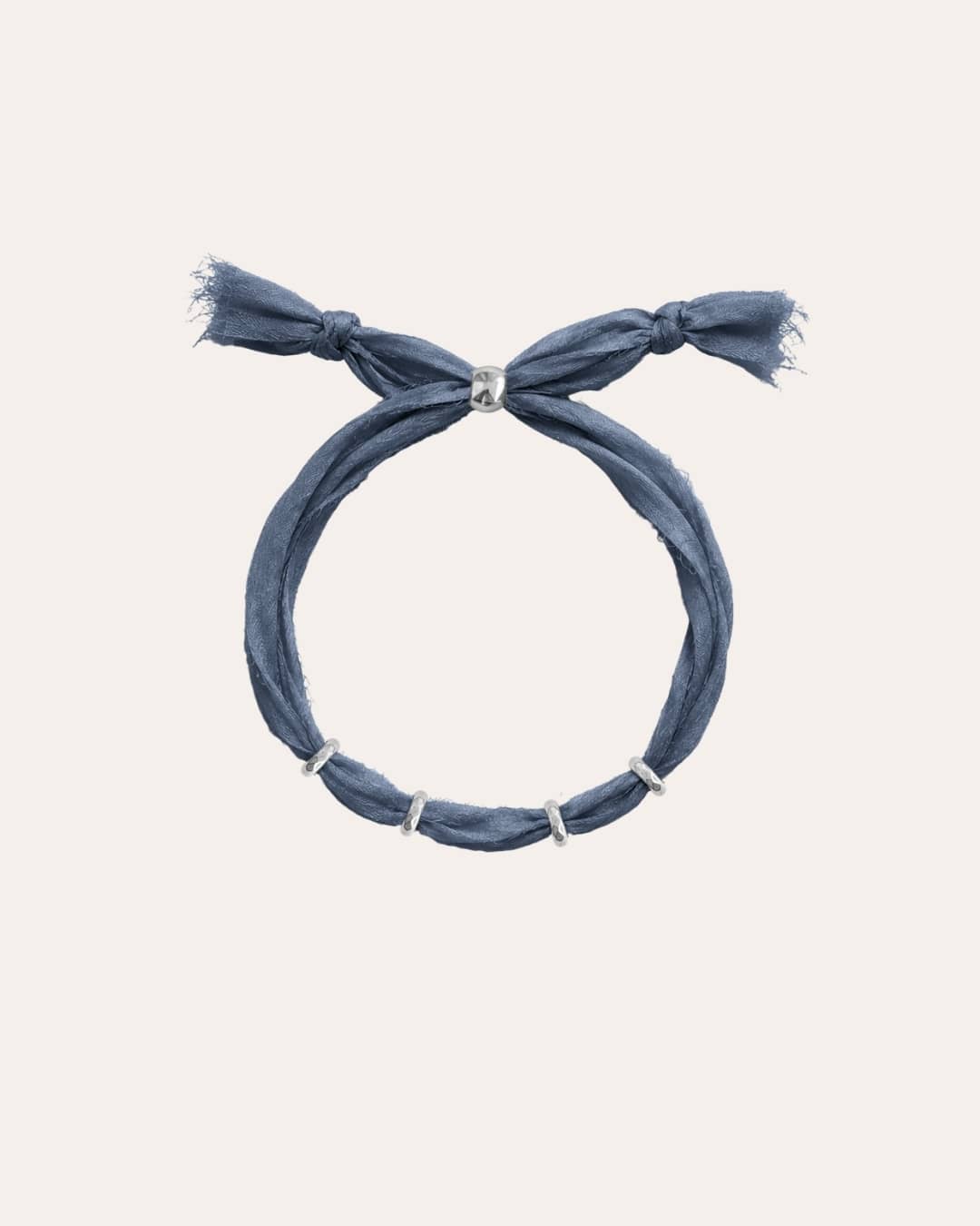 heylove PULSERAS PULSERA SEDA PARA PERSONALIZAR AZUL OCEANO