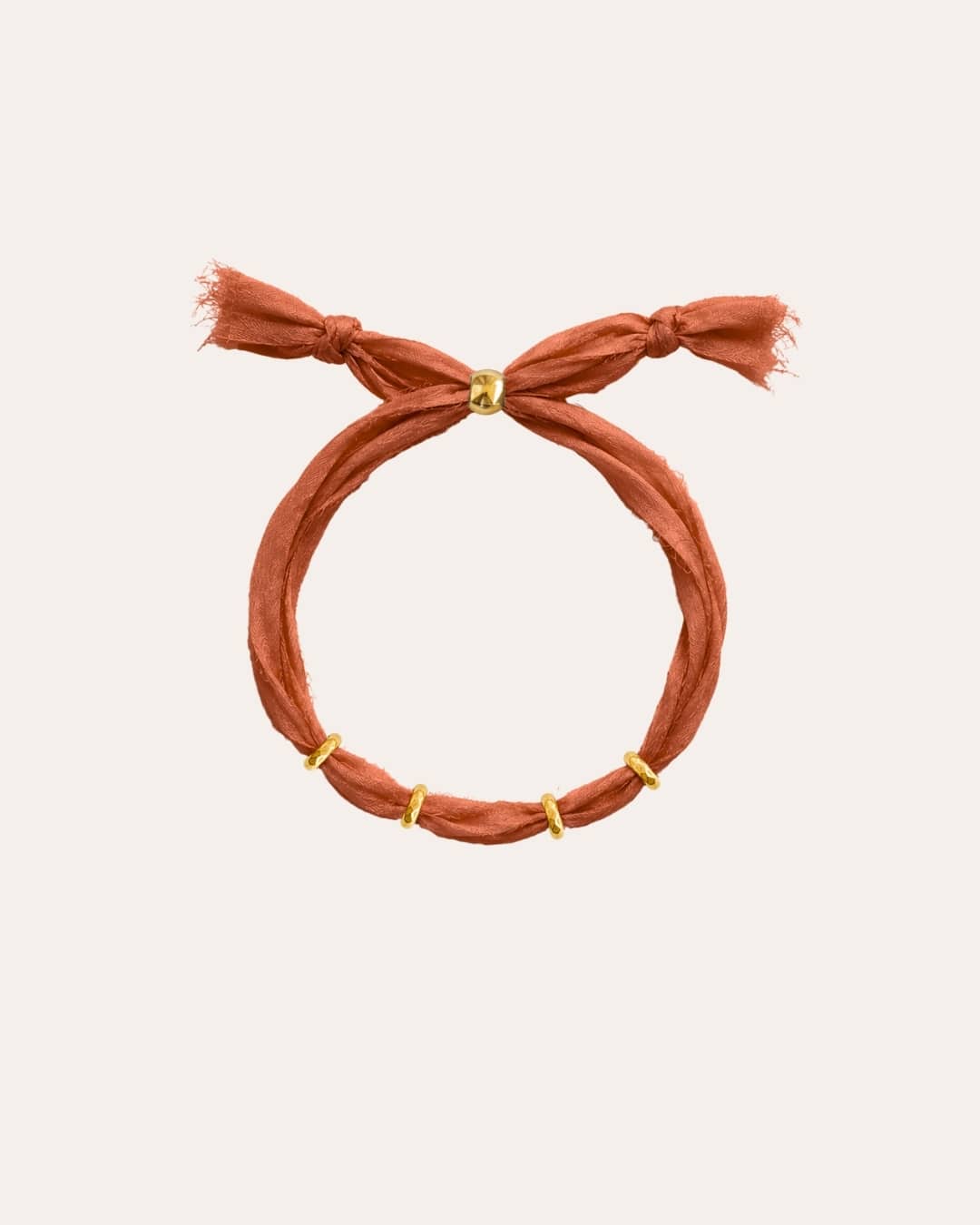 heylove PULSERAS PULSERA SEDA PARA PERSONALIZAR TERRACOTA