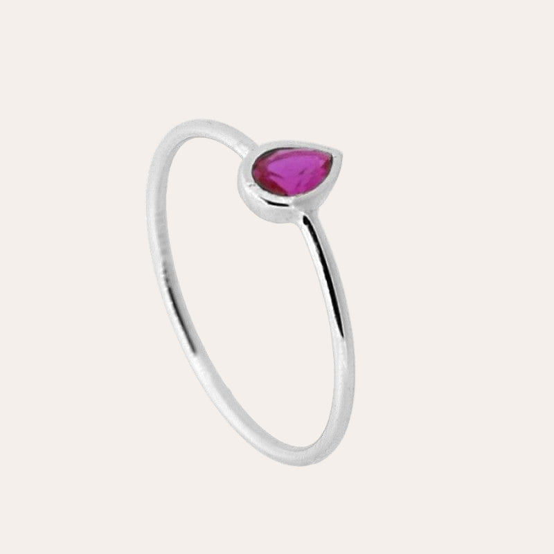 LAST CHANCEheyloveAnillo oval pink plata | heylove