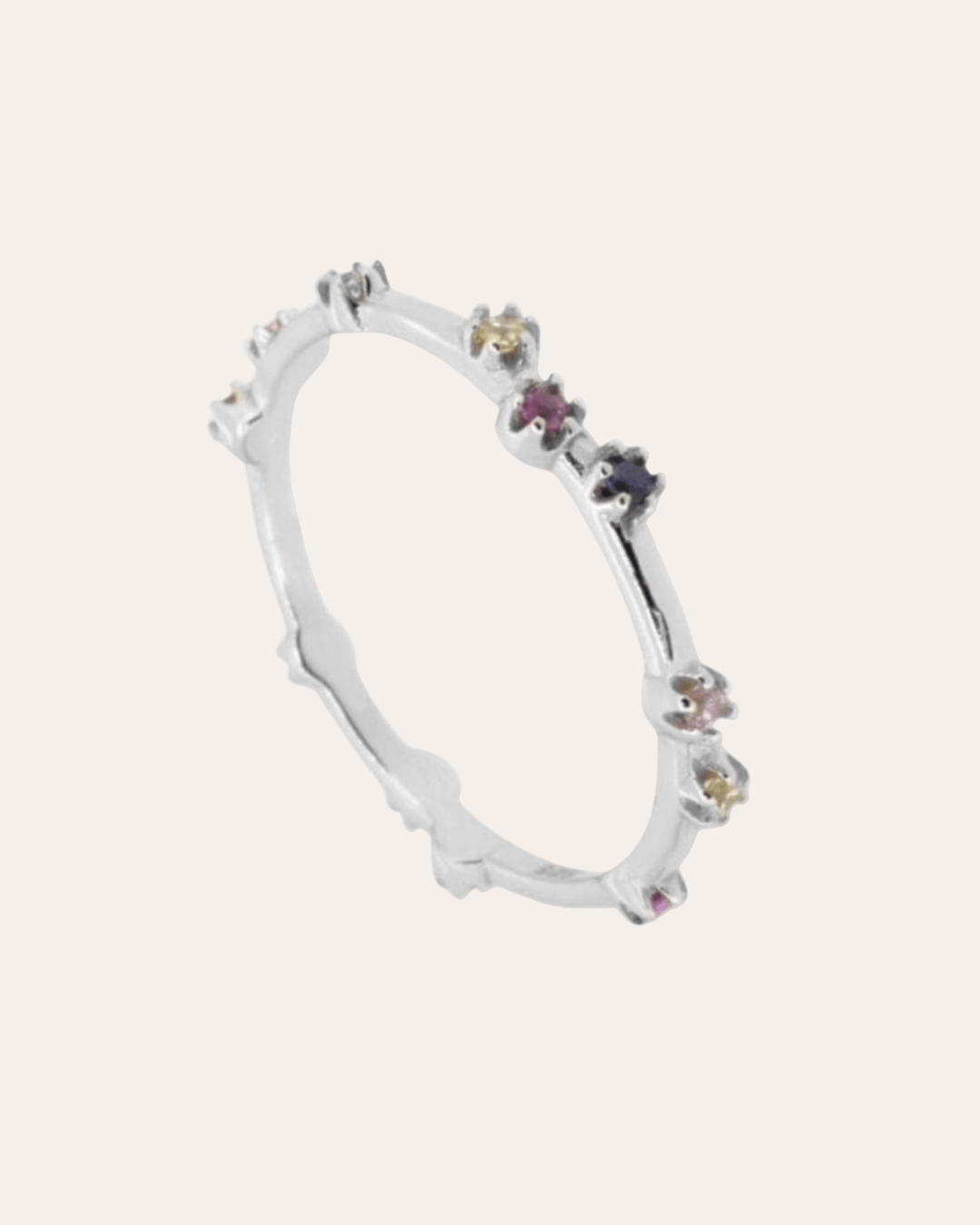 LAST CHANCEheyloveAnillo rainbow CZ | heylove