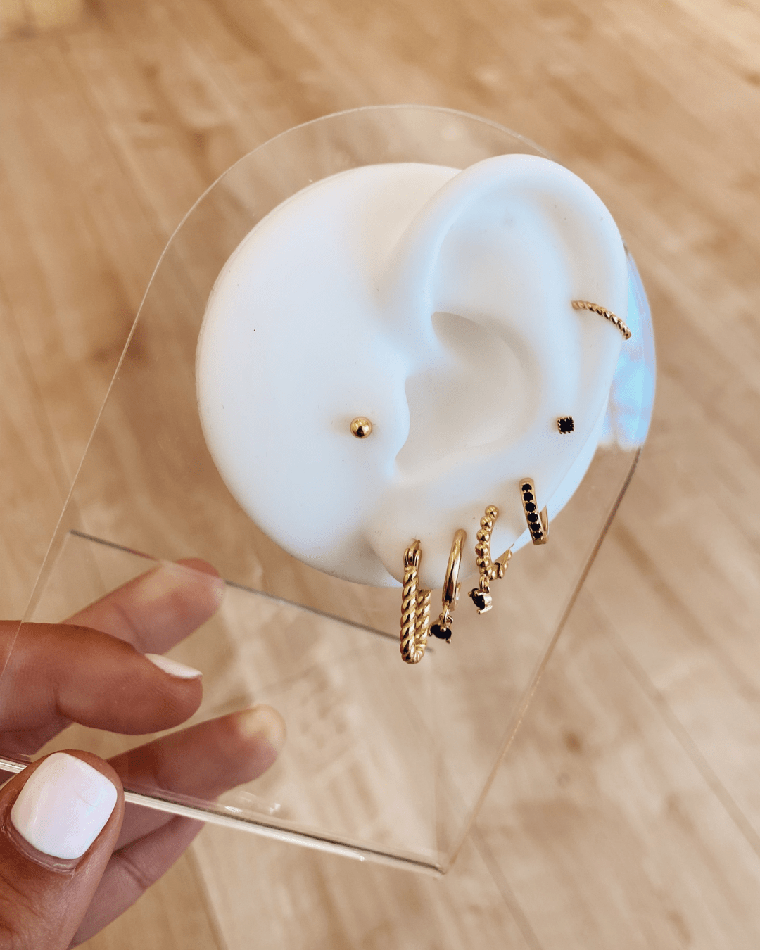 PENDIENTESheylovePiercing double ball | heylove