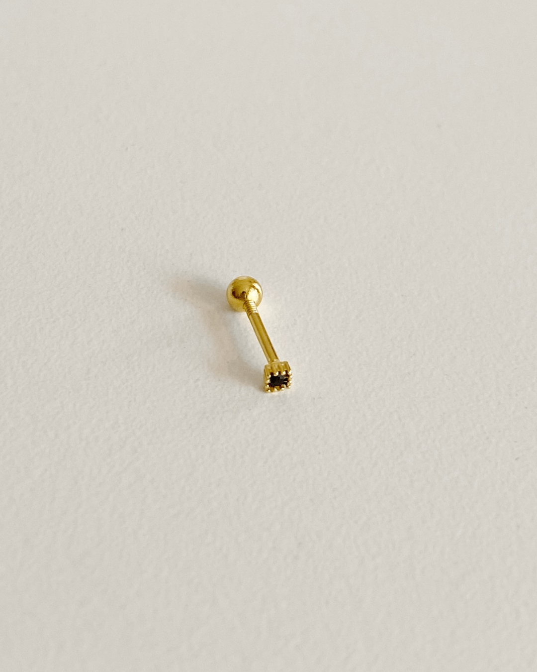 PENDIENTESheylovePiercing tiny square negro | heylove