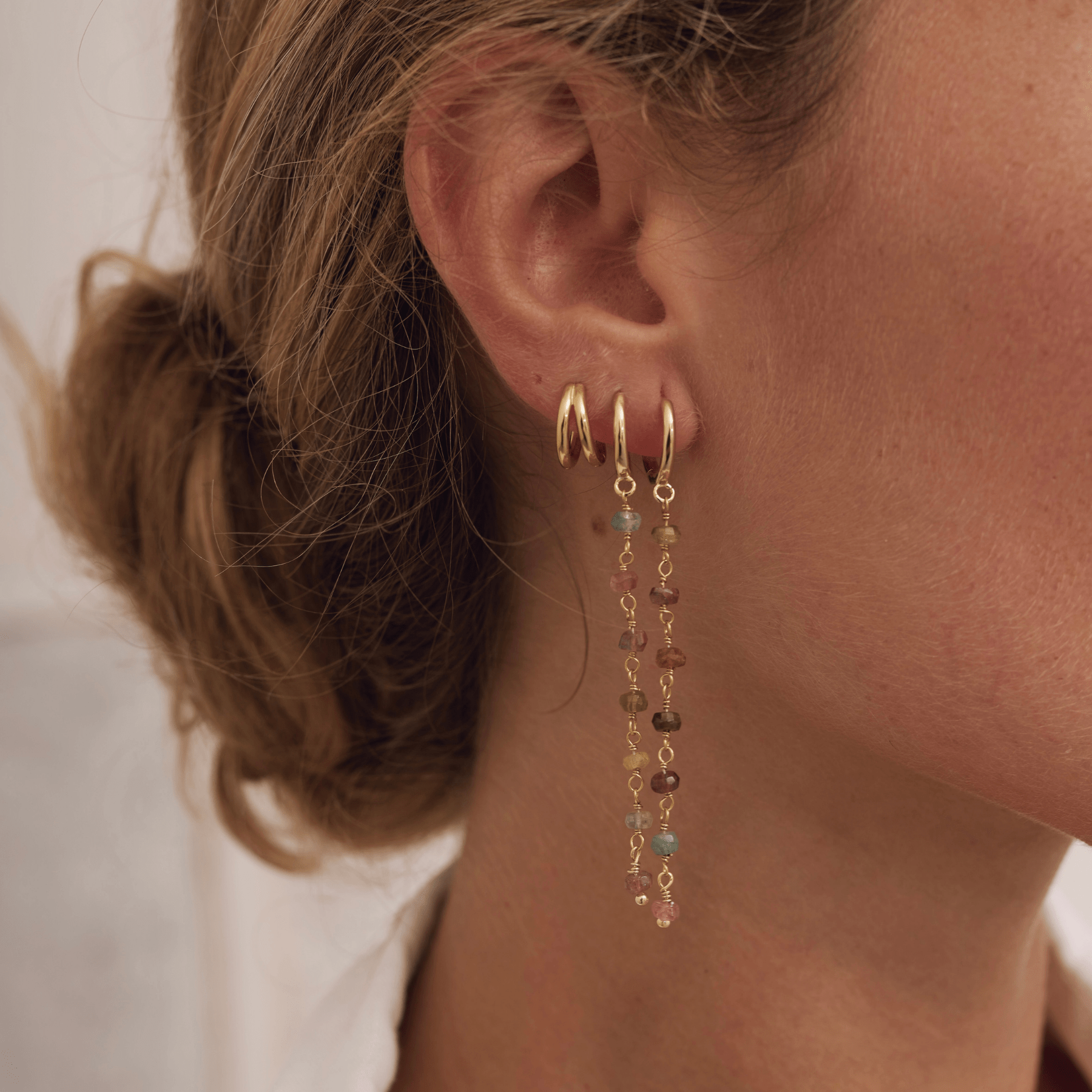 PENDIENTESheylovePENDIENTES TWO ROADS HOOPS | HEYLOVE